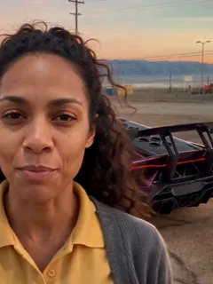 The purple supercar: The flex
