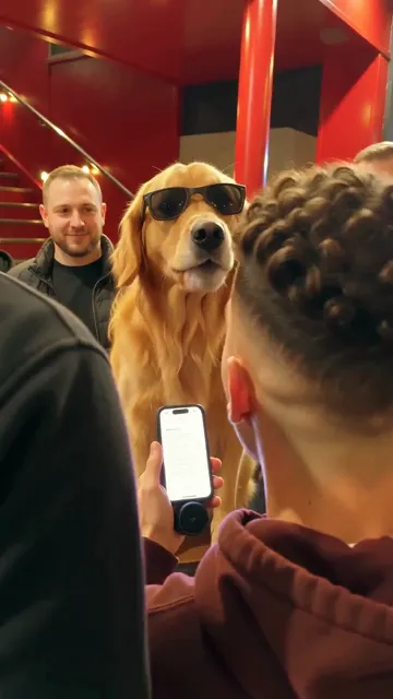 Bulin 47 AI With a Golden Retriever