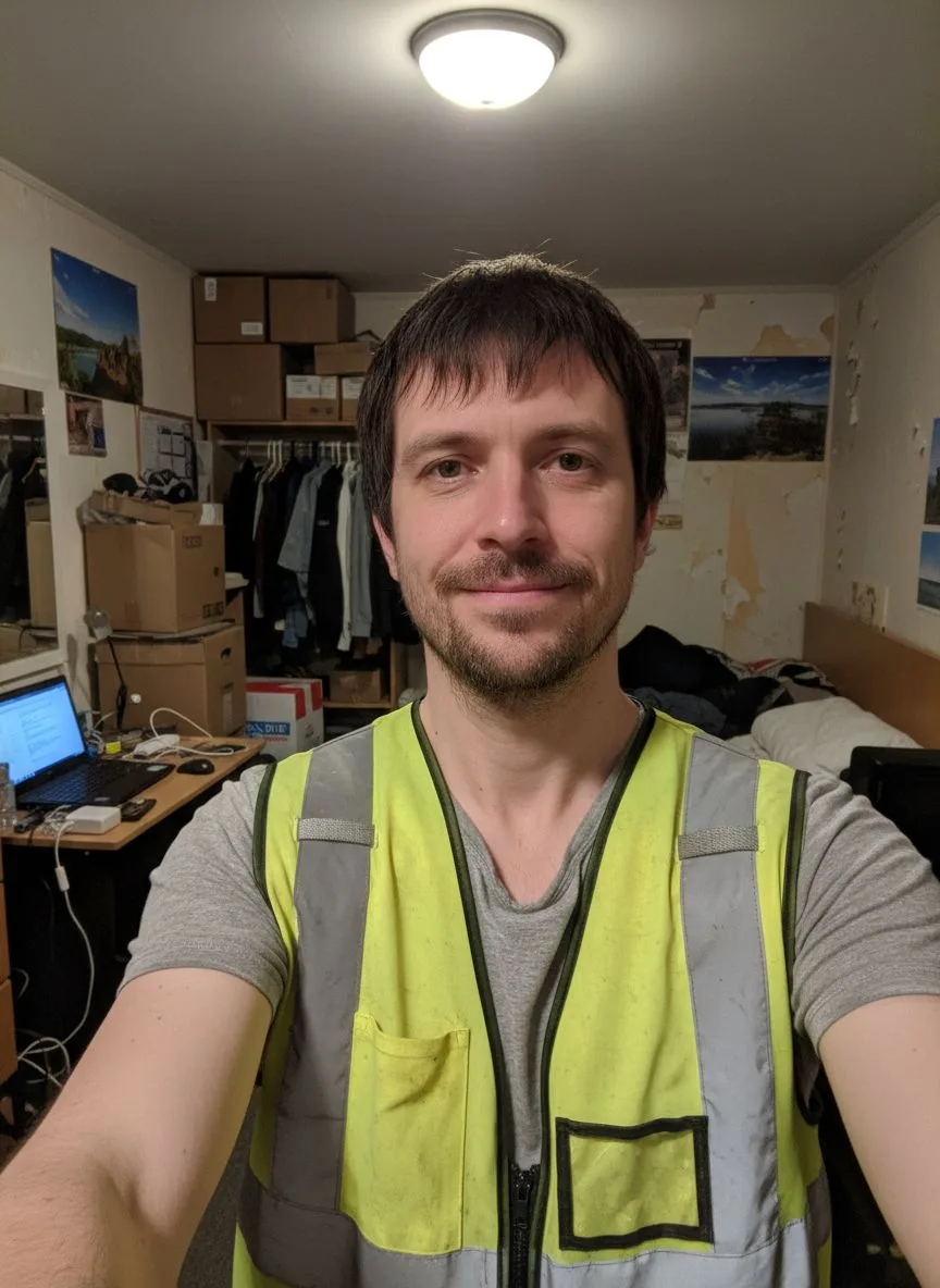 Photo 1: an AI-generated face used for this example