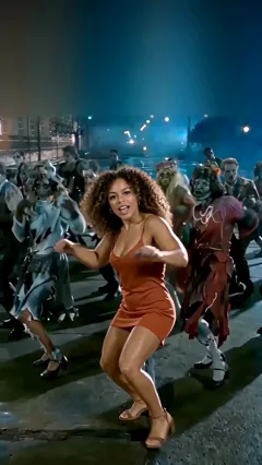 Curly hair: The crowd